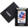 Зажигалка Zippo 205 With Love From Russia